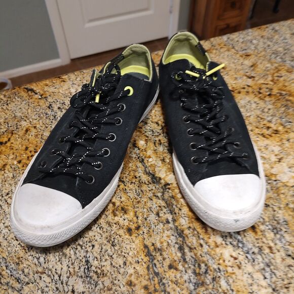Converse Chuck Taylor II 2 ox Black/Volt/White Unisex 153541C Mens 12 Womens 14 main image 7